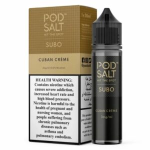 Pod Salt  Subo Cuban Creme 3mg/50ml